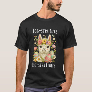 T-shirt Œuf Extra Mignon Extra Douillet Mignon Lama Alpaca