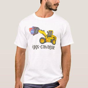 T-shirt Oeufs Cavateur Jour de Pâques Chasse Aux Oeufs Po