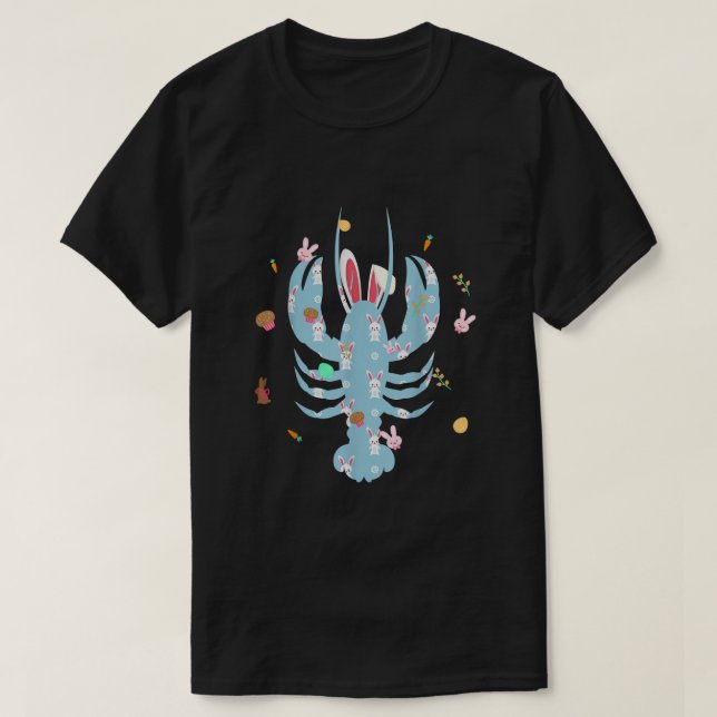 T-shirt OEufs De Lapin De Pâques OEufs De Lapin Mignonnes (Design devant)