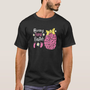 T-shirt Oeufs de lapin Léopard Jour de Pâques Grossesse Bu