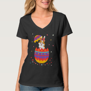 T-shirt Oeufs de lapin Oreilles Costume mignon de Pâques J