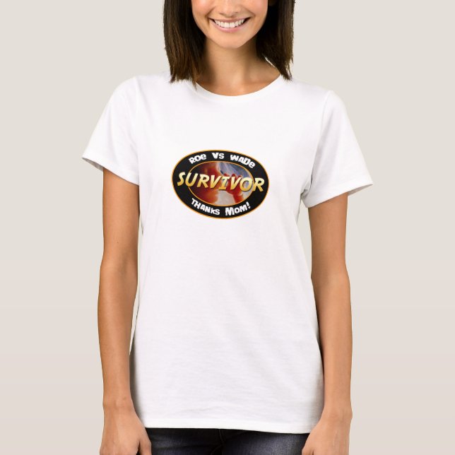 T-shirt Oeufs de poisson contre la chemise des femmes de (Devant)