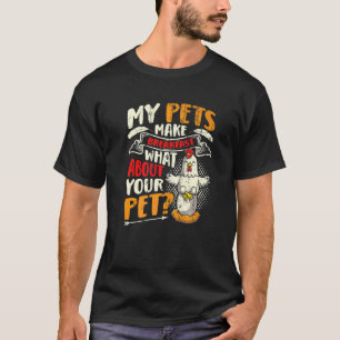T-shirt Oeufs De Poulet Mes Animaux Faire Petit Déjeuner P