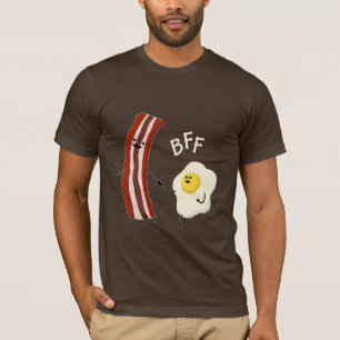 T-shirt Oeufs et lard, tee - shirt de BFF