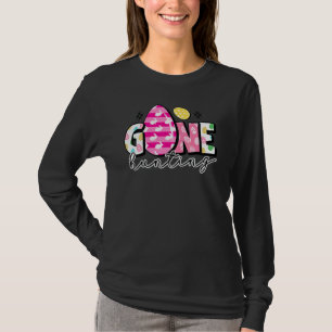 T-shirt Oeufs Gone Chasse Pâques Mignonne Joyeux Lapin Pâq