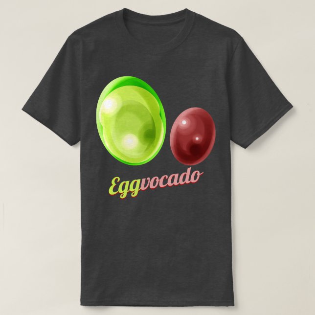 T-shirt OEufs Peints Comme Avocado Eggvocado pour la chass (Design devant)