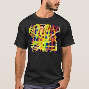 T-shirt Oeuvre Abstraite colorée