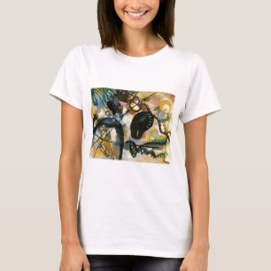 T-shirt Oeuvre Abstraite de Kandinsky Black Spot