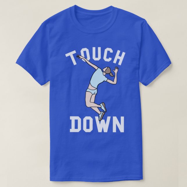 T-shirt Oeuvre amusante de volley-ball (Design devant)
