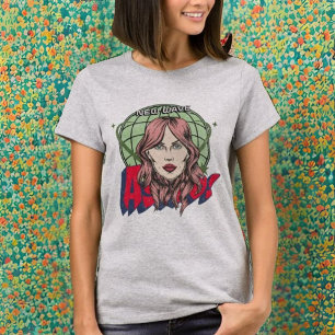 T-shirt OEuvre cool d'Astro Dessin à main Gray