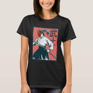T-shirt Œuvre d'art de geisha japonaise Onna musha japona