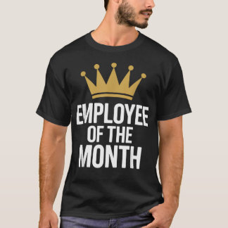 T-shirt Œuvre d'art drôle de l'employé du mois pour