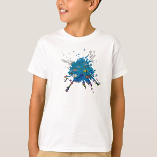 T-shirt Œuvre d'art faite main - profondeurs de l'océan