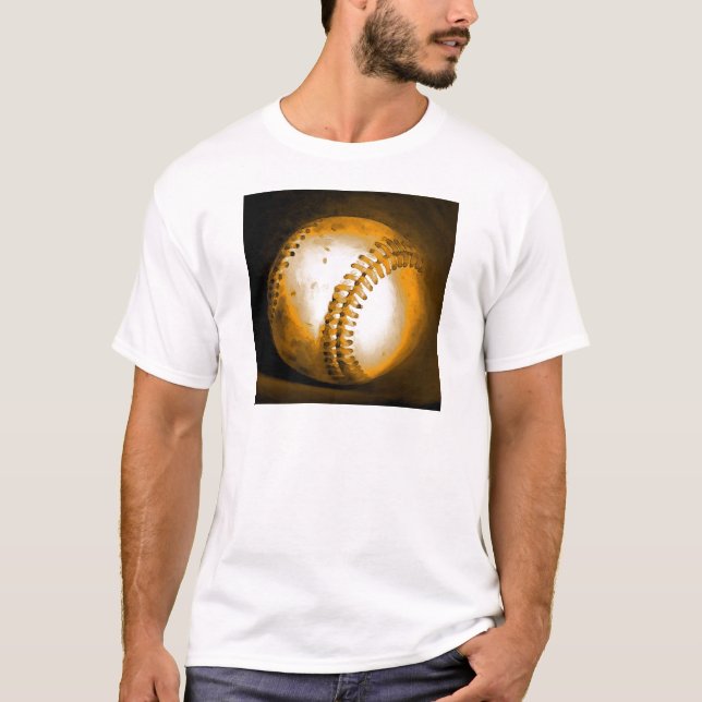 T-shirt Oeuvre De Baseball (Devant)