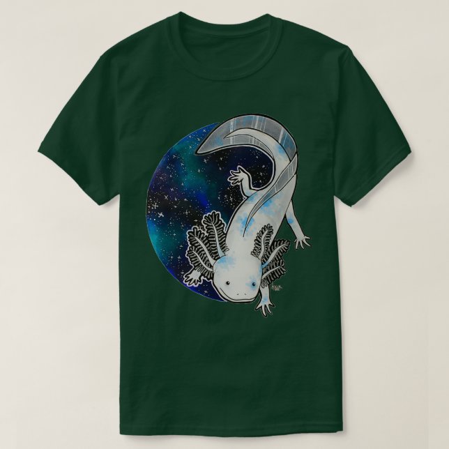 T-shirt Oeuvre de Galaxy Axolotl (Design devant)