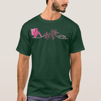 T-shirt Oeuvre de la tribu fée T hibiscus et fées
