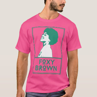 T-shirt Oeuvre Foxy Brownretro Fan