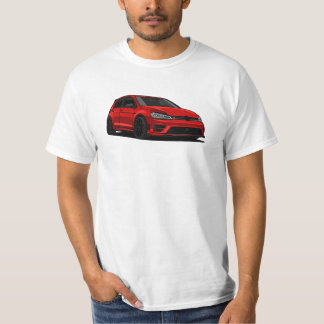 T-shirt OEuvre Graphique Allemand rouge iconique