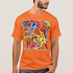 T-shirt Oeuvre Motif colorée