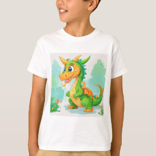 T-shirt OEuvre verte Dragon