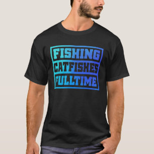 T-shirt Œuvres d'art de poissons-chats abstraits