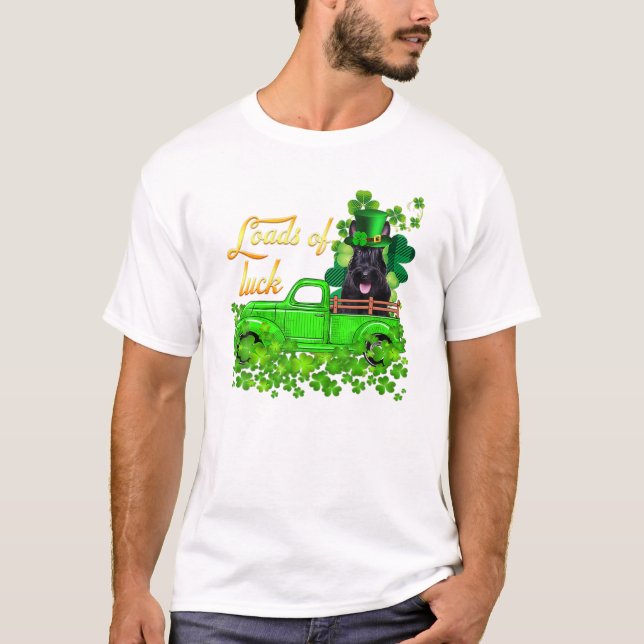 T-shirt Of Luck Truck Scottish Terrier (Devant)