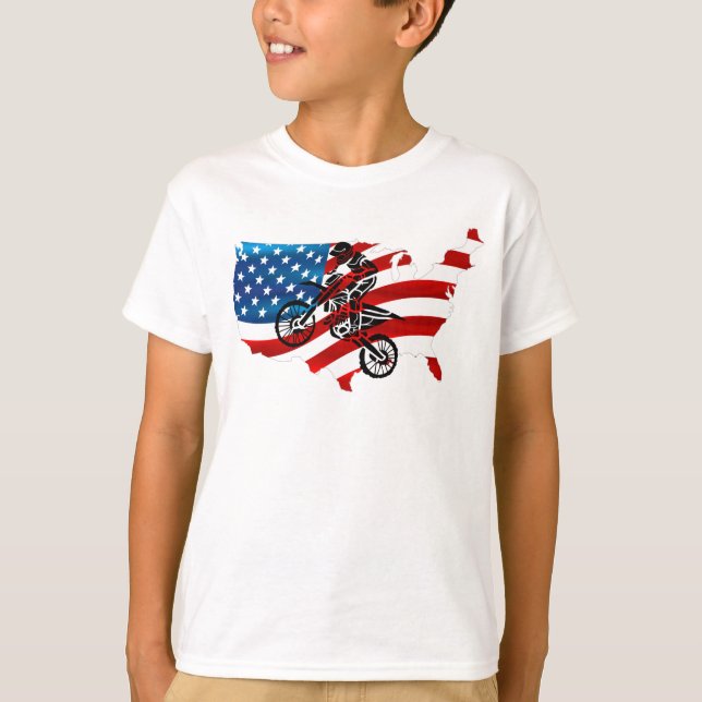 T-shirt Off Road Dirt Bike (Devant)