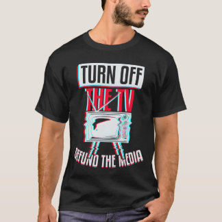 T-shirt OffheV Defund Media boy