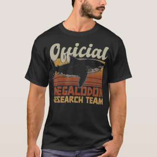 T-shirt Official Megalodon Research Team  Megalodon Shark 
