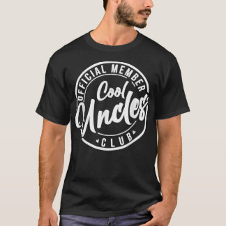 T-shirt Official member Cool Uncles Club vinage fahers day