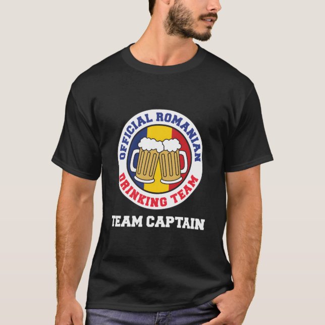 T-shirt Official Roian Drinking Team Captain (Devant)
