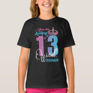 T-shirt Officiel 13 Adolescent 13e anniversaire