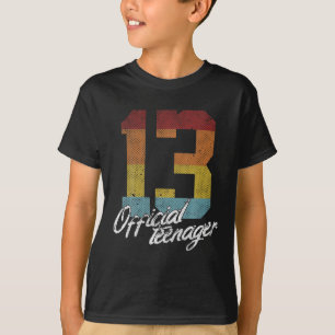 T-shirt Officiel Adolescent 13e anniversaire 13 ans Cadeau