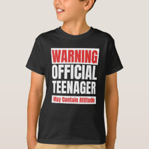 T-shirt Officiel Adolescent Funny 13 Cadeau d'anniversaire