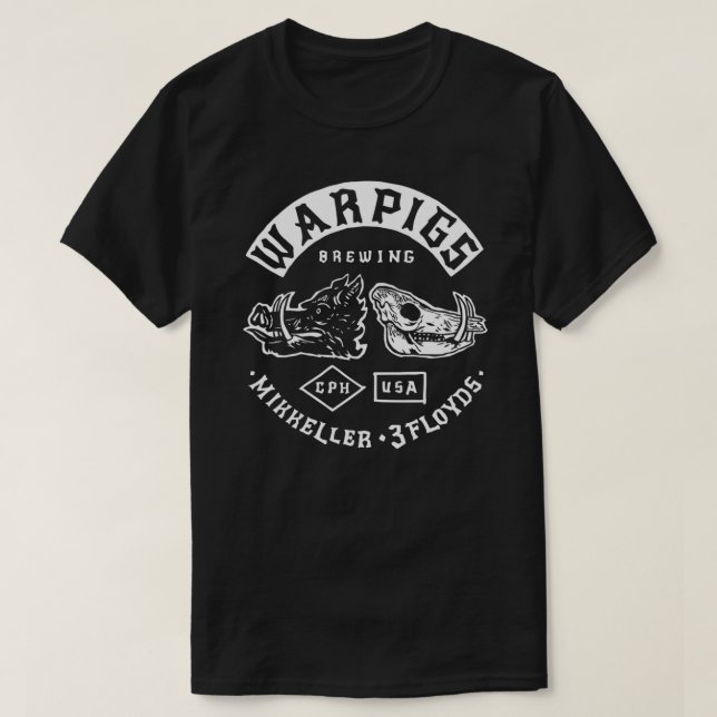 T-shirt Officiel - Chirt classique brassant des cochons de (Design devant)