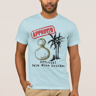 T-shirt officiel de buveur de vin de palme
