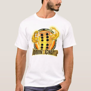 T-shirt officiel de champion de domino