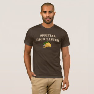 T-shirt officiel de goûteur de taco