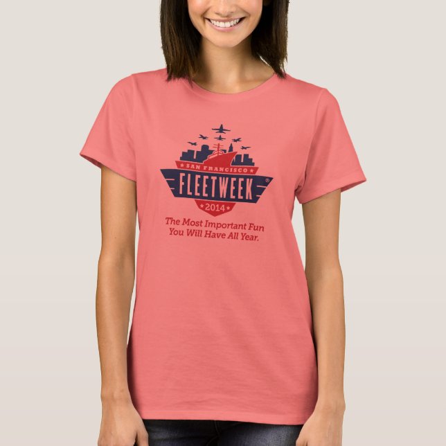 T-shirt officiel de la Semaine de la flotte de San (Devant)
