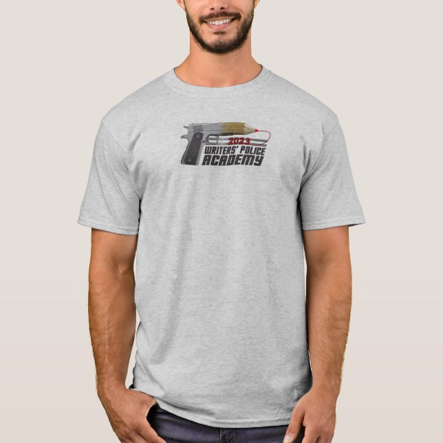 T-shirt officiel de l'Académie de police des écriv (Devant)