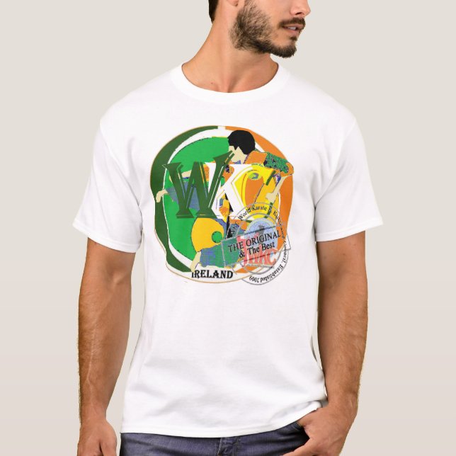 T-shirt officiel de l'équipe WKC Irlande (Devant)