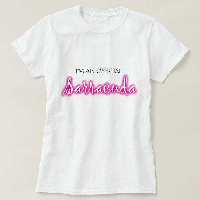 T-shirt officiel de Sarracuda (Design devant)