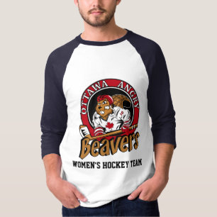 T-shirt OFFICIEL de slogan de castors fâchés