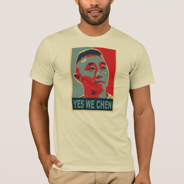 T-shirt officiel d'Ernie Chen "oui nous Chen" (Devant)