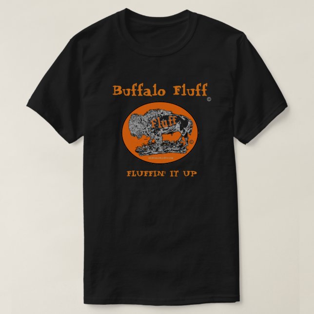 T-shirt officiel Fluffin de duvet de Buffalo il (Design devant)