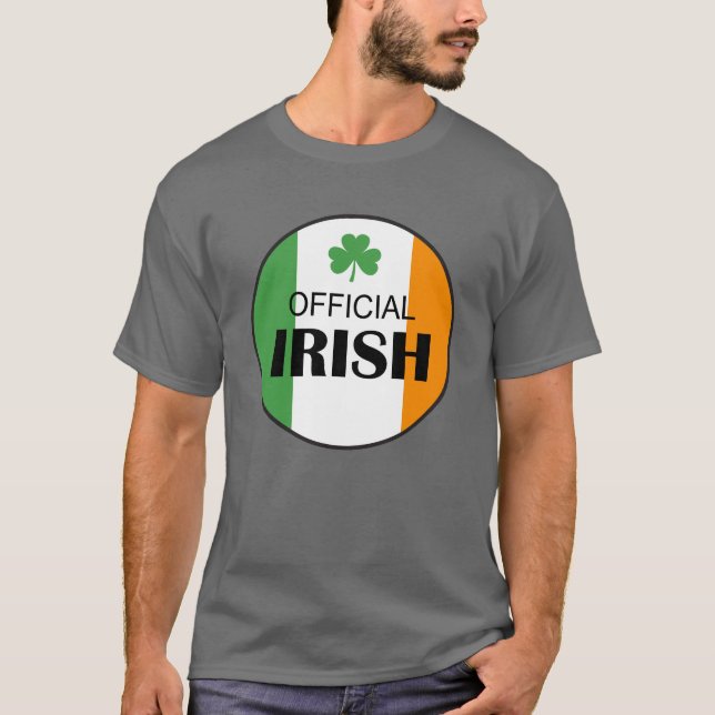 T-shirt officiel irlandais St Patrick's Day Tee (Devant)