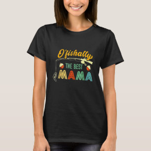 T-shirt Officiellement la meilleure mama pêcheuse M