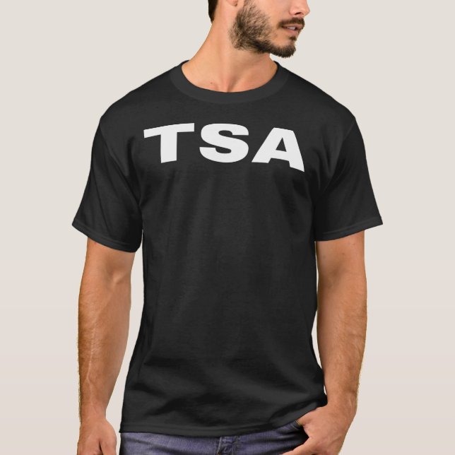 T-shirt Officier de la TSA Transport Security Small Text (Devant)
