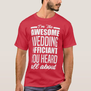 T-shirt Officier Mariage drôle