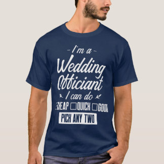 T-shirt Officier mariage N'Importe quelle paire de cadeaux